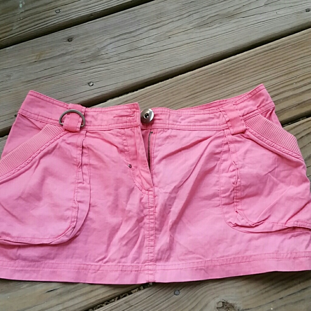 Mini cotton skirt